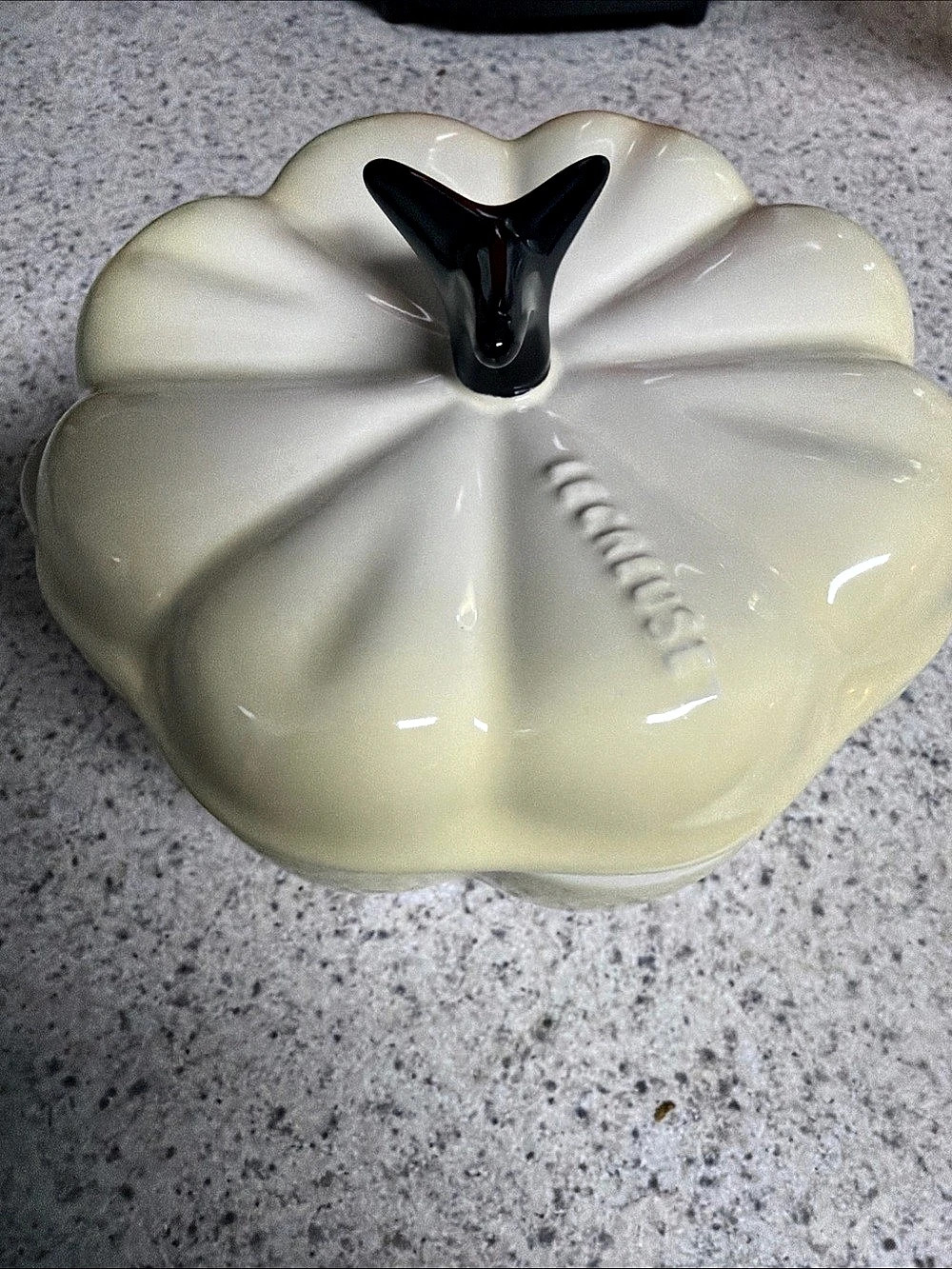 Le Creuset Petite Pumpkin Cocotte White